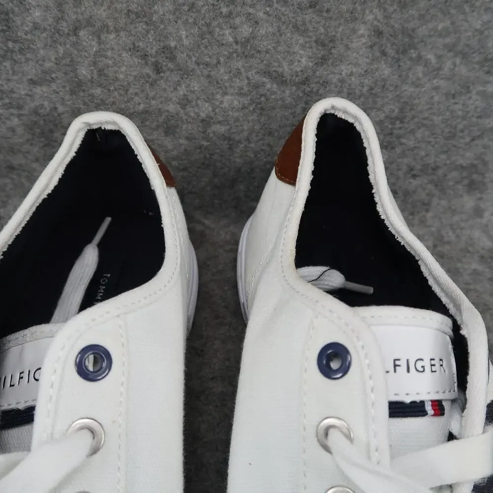 Tommy Hilfiger Shoes Mens 11 Pandora Sneaker Lifestyle Logo White Casual Lace Up